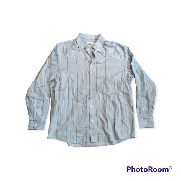 Calvin klein Striped Button Down Shirt - Picture 1 of 2